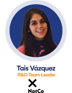 Tais Vázquez R&D Team Leader