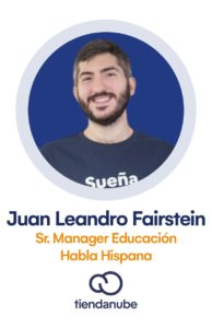 Juan Leandro Fairstein Lauro Sr. Manager Educación Habla Hispana Tiendanube. Copy 4